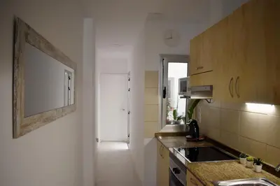 Una cocina o zona de cocina en Apartamento Palmera
