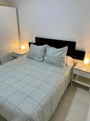Cama o camas de una habitación en Apartamento Palmera