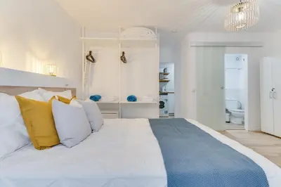 Cama o camas de una habitación en Studio La Puntilla