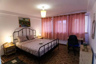 Cama o camas de una habitación en Nomad Villa Santa Fe