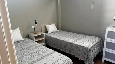 Cama o camas de una habitación en Apartamento en Playa del Ingles CC Yumbo