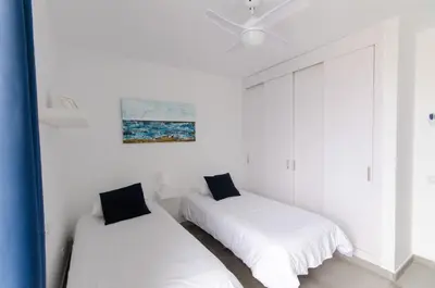 Cama o camas de una habitación en Vv Sunny Holiday Villa Maspalomas