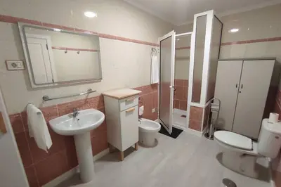 Un baño de Apartamento Boutique Cruce de Melenara