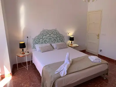 Cama o camas de una habitación en Doranda Rooms Las Canteras