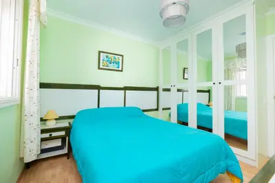 Cama o camas de una habitación en Los Robles Verdes