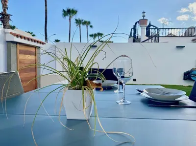 Un balcón o terraza de Sun golf house