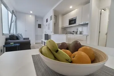 Una cocina o zona de cocina en Malibú Canteras Studio 8 - Playa, WiFi, SmartTV, AC