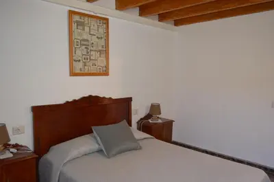 Cama o camas de una habitación en Casa de Diego y Mela