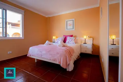 Cama o camas de una habitación en Pino Apartment, Montaña La Data