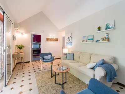 Zona de estar de Bungalow Maspalomas Leticia