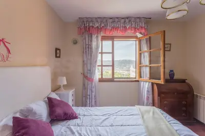 Cama o camas de una habitación en Fantastic Rural House with Pool and terrace