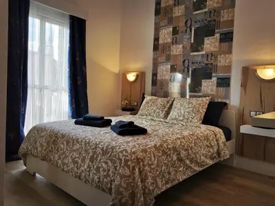 Cama o camas de una habitación en VILLA ORIETTA