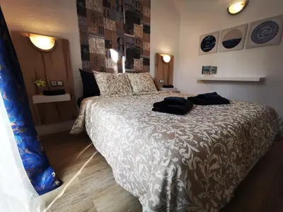 Cama o camas de una habitación en VILLA ORIETTA