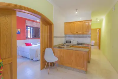 Una cocina o zona de cocina en Rural Apartments with Community Pool