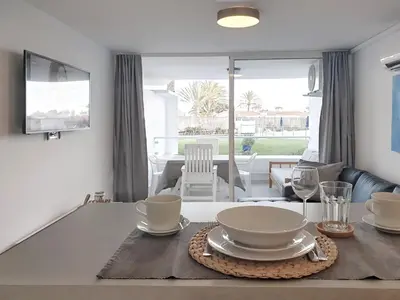 Una televisión o centro de entretenimiento en Tamaran 106 Vv Maspalomas