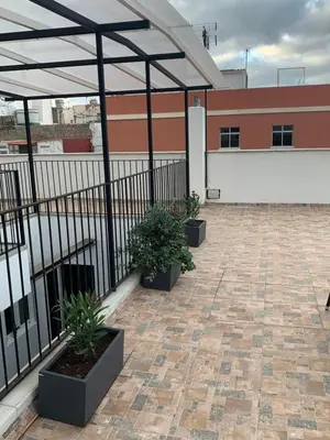 Edificio en el que se encuentra el apartahotel