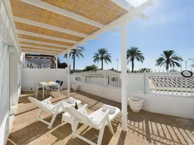 Un balcón o terraza de The Patio House Comfort and Style at Pasito Blanco