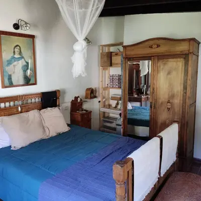 Cama o camas de una habitación en La Casa del Orobal