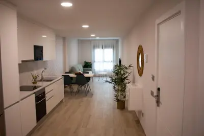 Una cocina o zona de cocina en Gloriamar Las Canteras