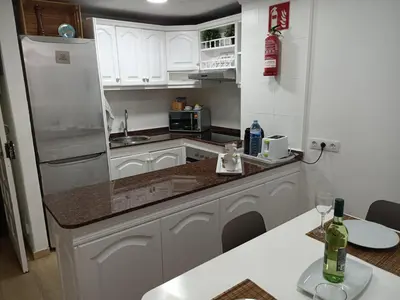 Una cocina o zona de cocina en YourCanterasBeachApartment