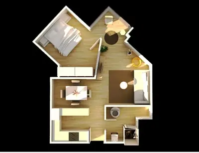 Plano de YourCanterasBeachApartment