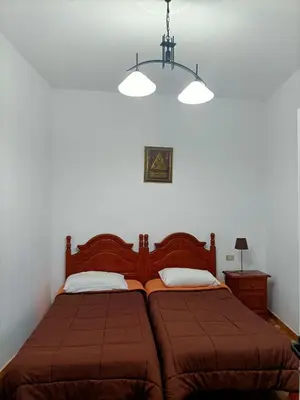 Cama o camas de una habitación en Vista Tunte, Camino de Santiago
