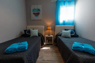 Cama o camas de una habitación en Casa nuestra