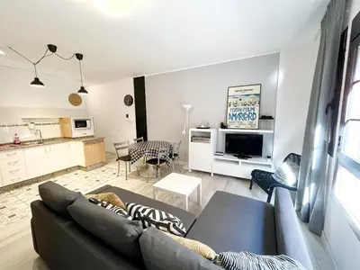 Una cocina o zona de cocina en Velarde Deluxe Beach Flat byCanary365