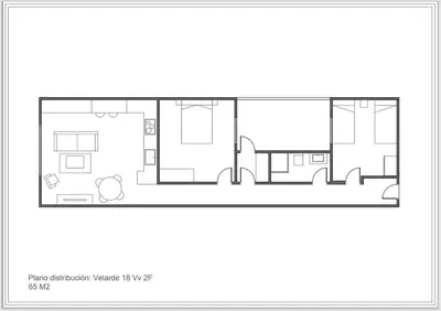 Plano de Velarde Deluxe Beach Flat byCanary365