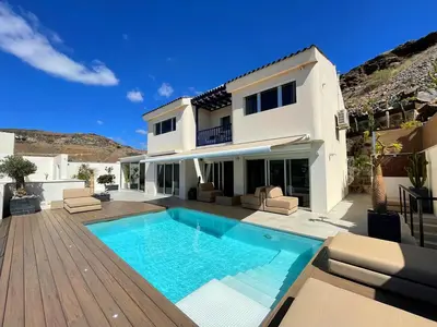 Piscina en o cerca de Luxury Villa Morelli with seaview & heated pool