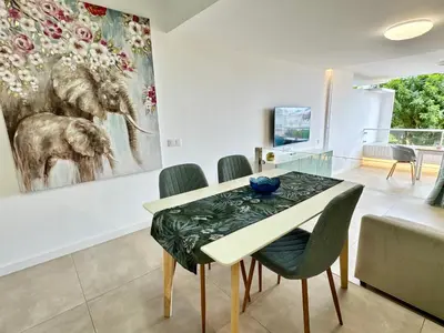 Zona de estar de Apartamento Tamarán 105
