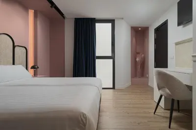 Cama o camas de una habitación en Boutique Hotel Cordial La Niña de Vegueta