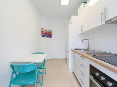 Una cocina o zona de cocina en MOGAN TERRACE - 100 meters from the beach - Gran Canaria STAYS
