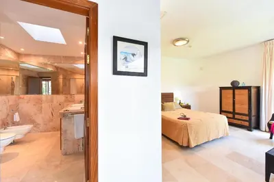 Cama o camas de una habitación en Tauro Golf by VillaGranCanaria