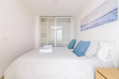Cama o camas de una habitación en Home2Book Design Sea Front Las Canteras1 Beach
