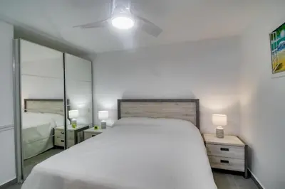 Cama o camas de una habitación en Penthouse mit Traumblick