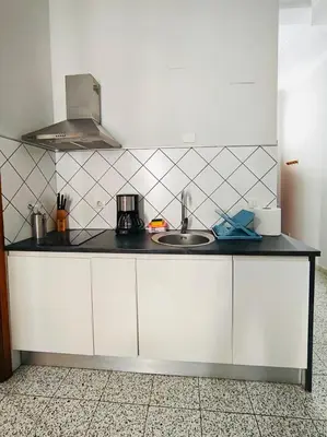 Una cocina o zona de cocina en TABLERO 201, ACOGEDOR Apto 6 pax cerca PLAYA DEL INGLES