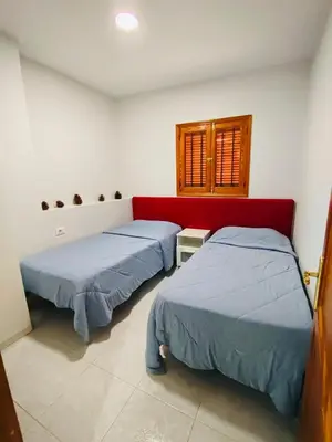Cama o camas de una habitación en TABLERO 404, EXCELENTE Apto 6 pax cerca PLAYA DEL INGLES