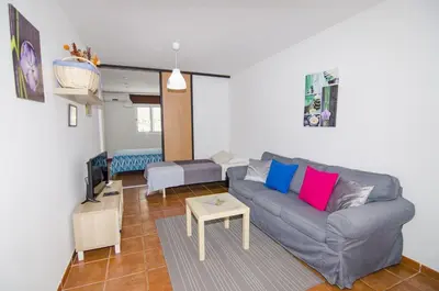 Zona de estar de Comfortable apartment in Lomo Quiebre, sea view and mountain