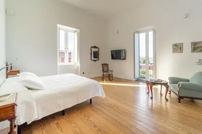 Cama o camas de una habitación en Albor Suites