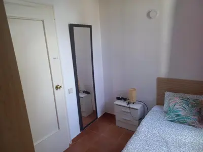 Cama o camas de una habitación en Bungalow Maspalomas, Campo Internacional