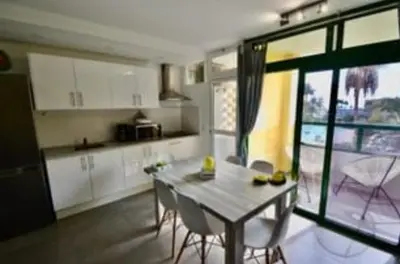 Una cocina o zona de cocina en Las olas apartment