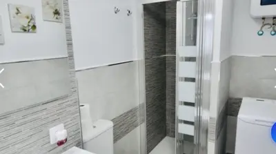 Un baño de Nueva Europa apartamentos