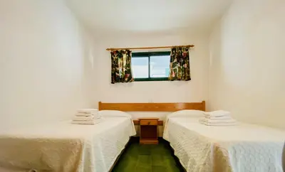 Cama o camas de una habitación en Sunny and relaxing apartment in maspalomas