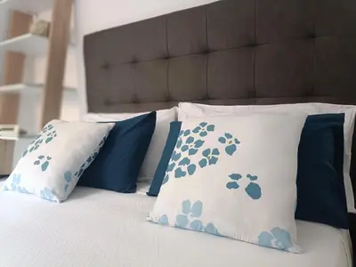 Cama o camas de una habitación en ANIDRAS Rooms