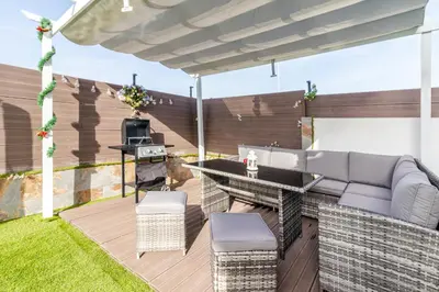 Zona de estar de Villa Samperez Piscina Jardin 5 Dormitorios 12 Personas