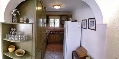 Una cocina o zona de cocina en ROCAS ROJAS OCEAN VIEW SAN AGUSTIN