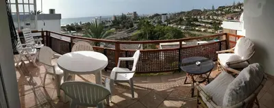 Un balcón o terraza de ROCAS ROJAS OCEAN VIEW SAN AGUSTIN