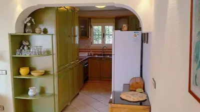 Una cocina o zona de cocina en ROCAS ROJAS OCEAN VIEW SAN AGUSTIN