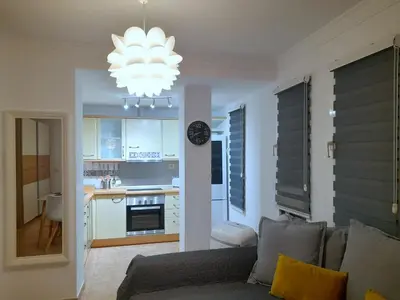 Una cocina o zona de cocina en Apartamento Ocean